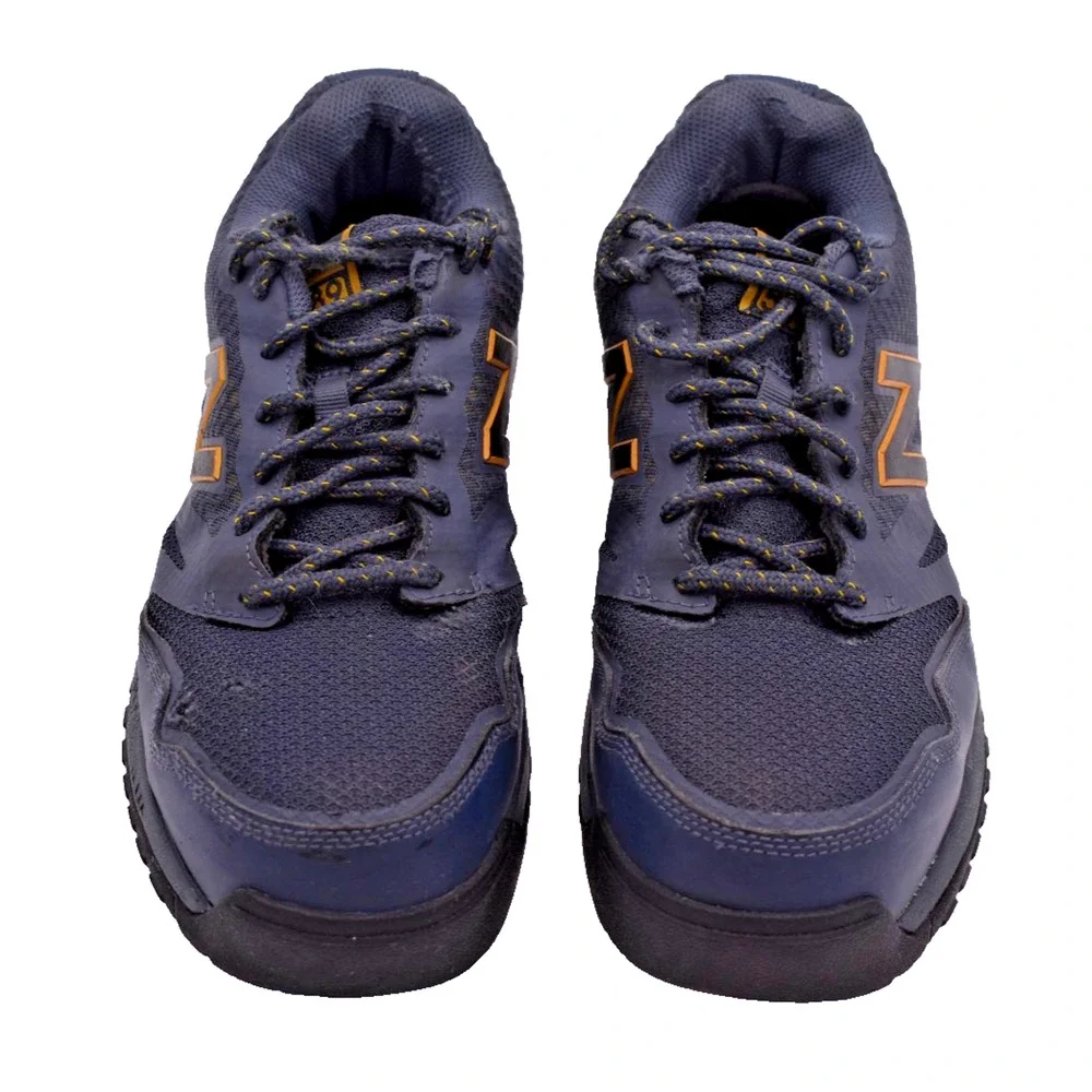 NEW BALANCE 589 Hard Composite Toe Navy Industrial Work Shoe Mens Size 9.5 D